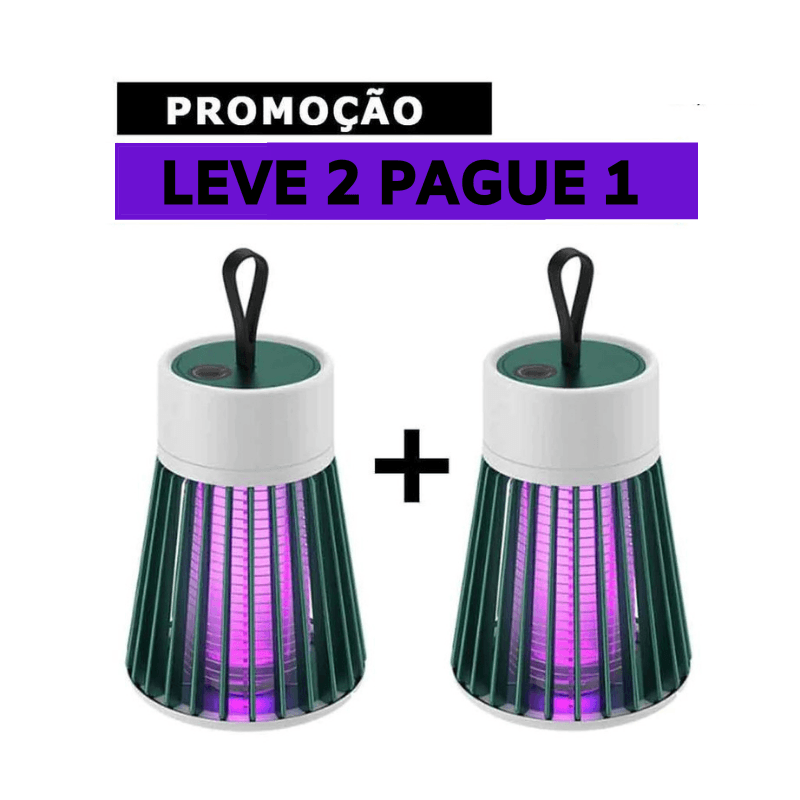 Lâmpada Ultravioleta Mata Insetos - COMPRE 1 LEVE 2