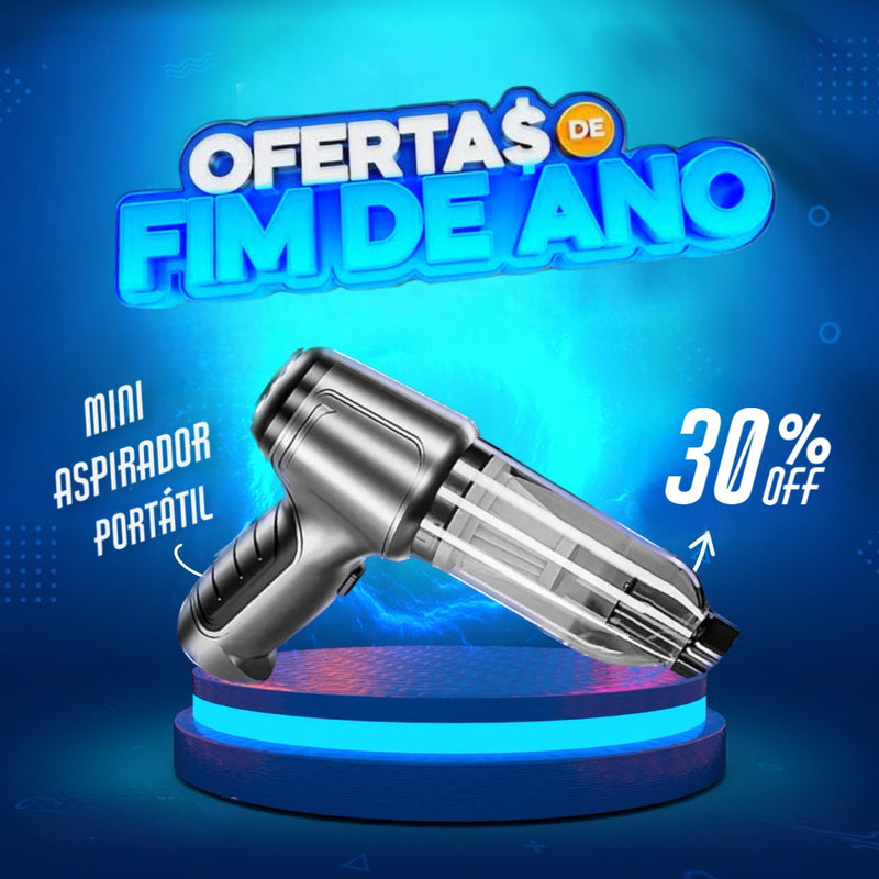 Mini Aspirador de Pó 3 em 1