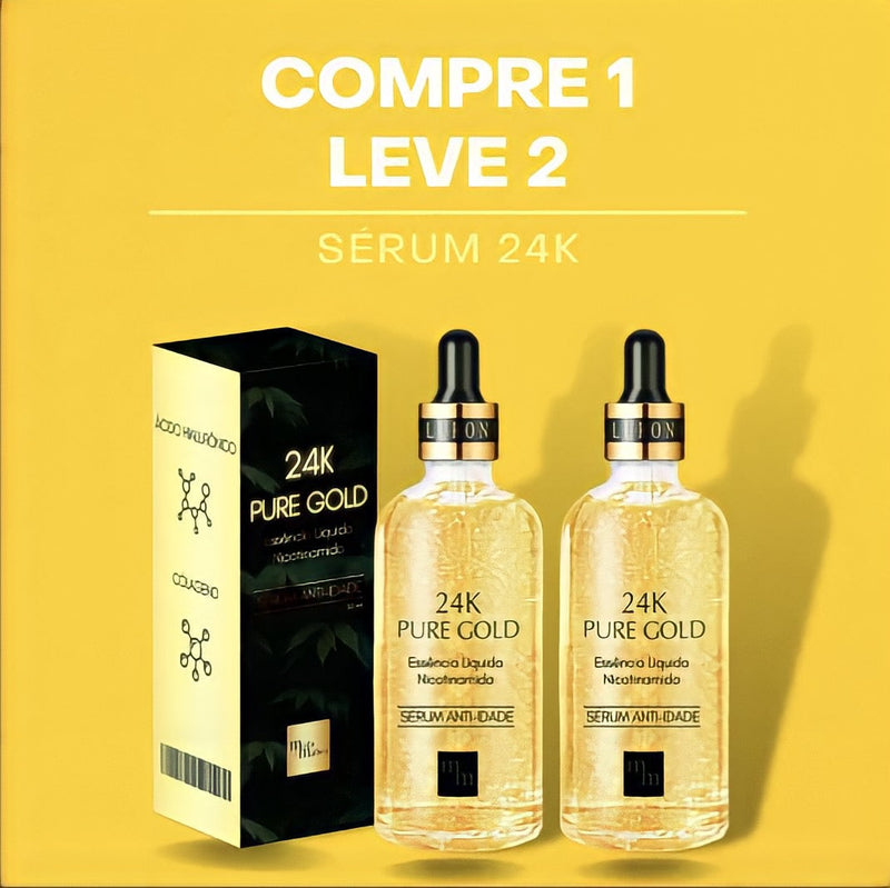 Sérum Gold 24k Anti-Idade - COMPRE 1 LEVE 2