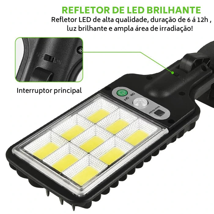 Refletor de Led Solar